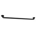 Kingston Brass 38.81 L, Traditional, Brass, DR914360 Camelon 36" X 1-1/4" OD Grab Bar, Matte Black, Matte Black DR914360